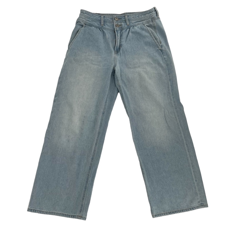 American Eagle Outfitters Wide Leg Crop Jeans Size 8 Short Women’s